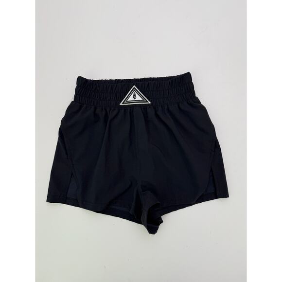 Free People Movement black high rise shorts - Size small - Picture 2 of 5